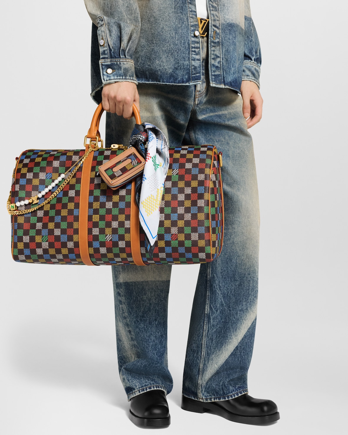 louis vuitton chain belt